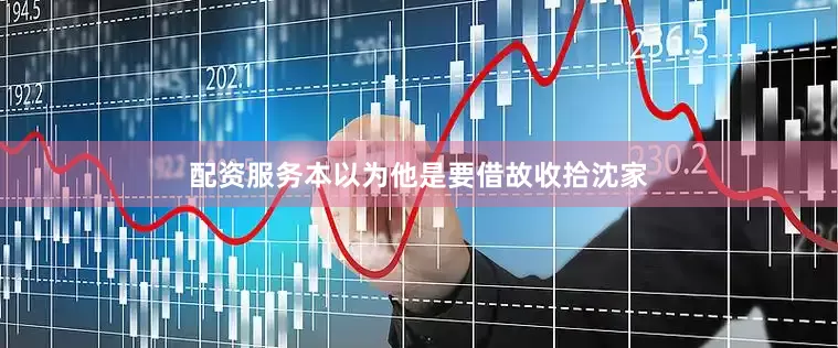 配资服务本以为他是要借故收拾沈家